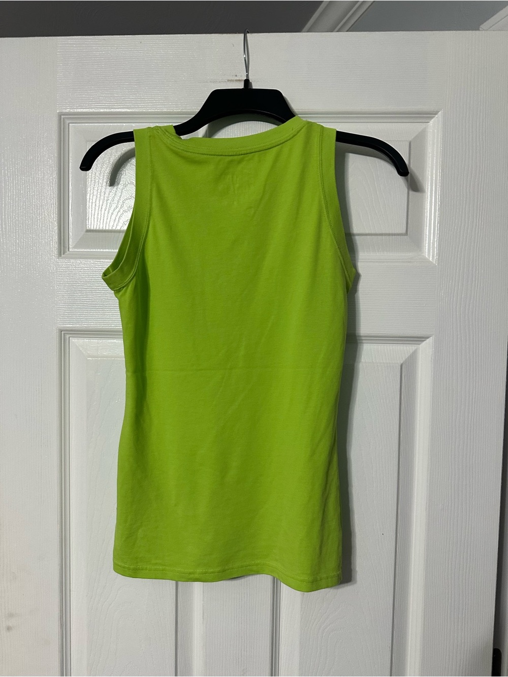 Nike Lime Green Dri-FIT Cotton Tee Tank Top - Picture 7 of 13